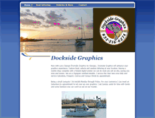 Tablet Screenshot of docksidegraphics.com